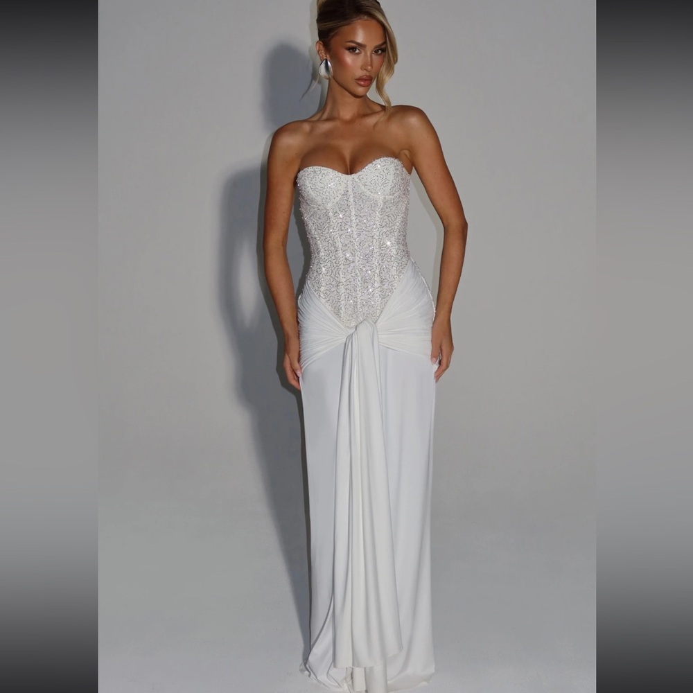 BABYBOO Carina Maxi Dress - Ivory